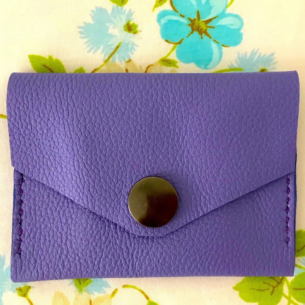 Hand Crafted Purple Wallet